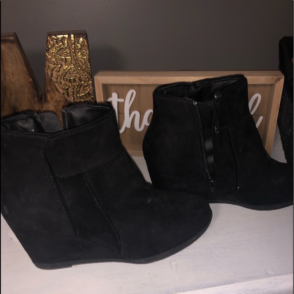 Black booties